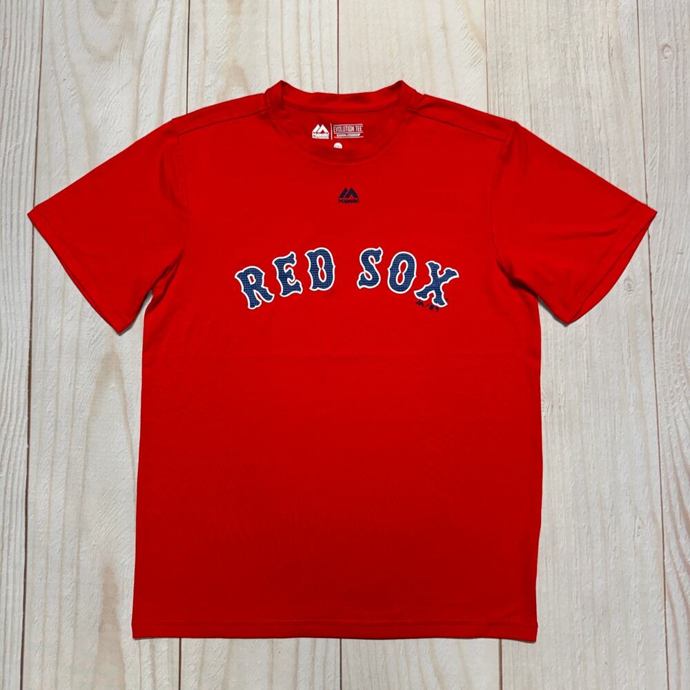 Majestic Boston Red Sox MLB Youth Size YXL Cool Base Short Sleeve T-Shirt